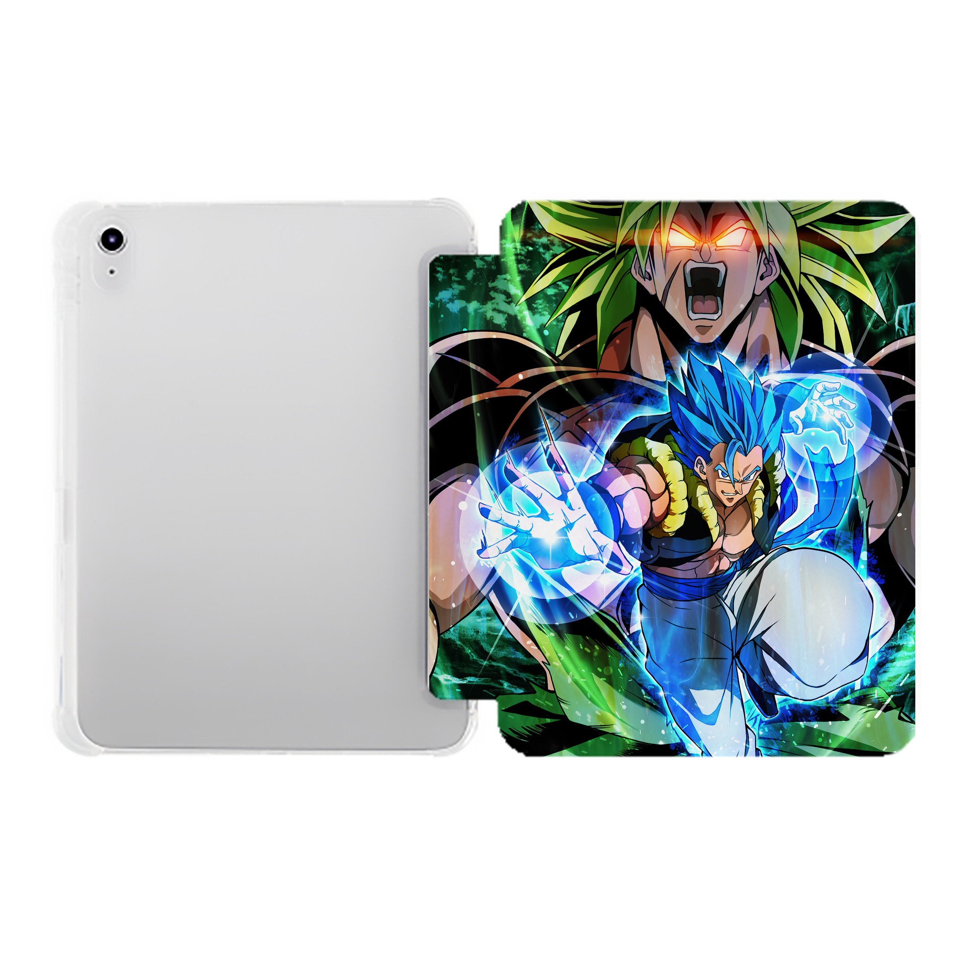 （画像用） ドラゴンボール DRAGON BALL IPad ケース ペン収納付き 三つ折りスタンド PUレザー×シリコン 対応機種9.5/10.5/10.9インチ